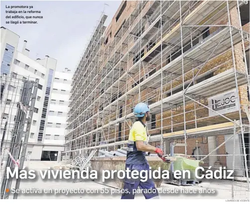 MÁS VIVIENDA PROTEGIDA EN CÁDIZ