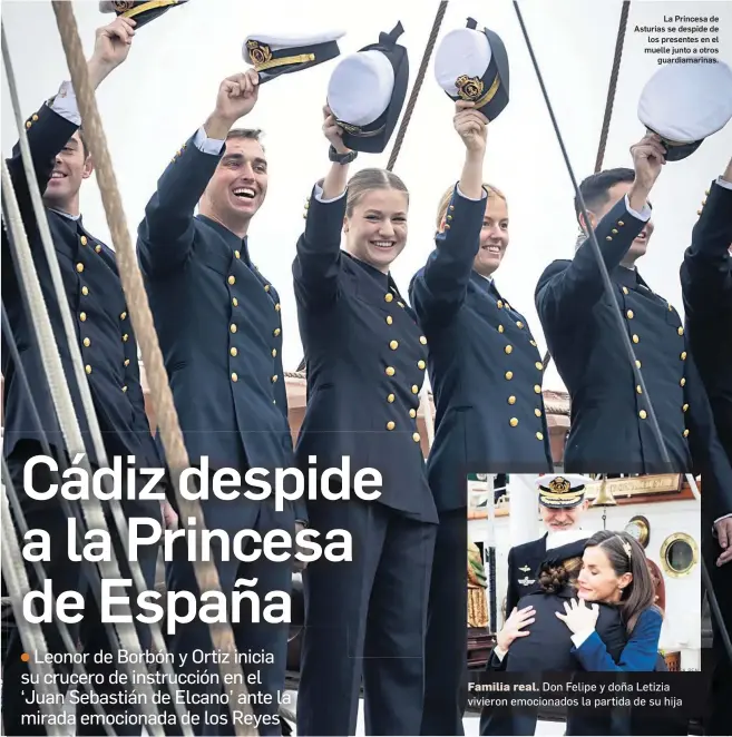 CÁDIZ DESPIDE A LA PRINCESA DE ESPAÑA