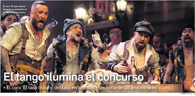 EL TANGO ILUMINA EL CONCURSO