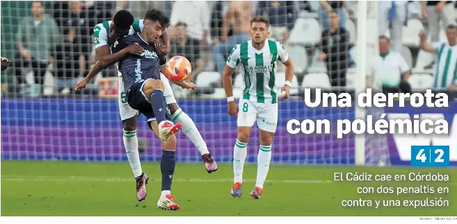 UNA DERROTA CON POLÉMICA