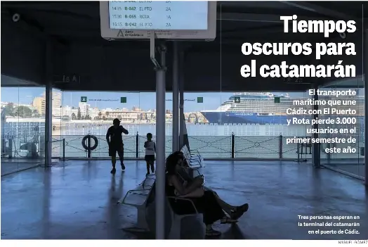 TIEMPOS OSCUROS PARA EL CATAMARÁN