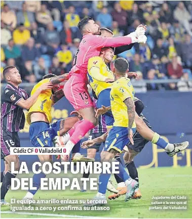 LA COSTUMBRE DEL EMPATE