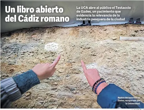 UN LIBRO ABIERTO DEL CÁDIZ ROMANO