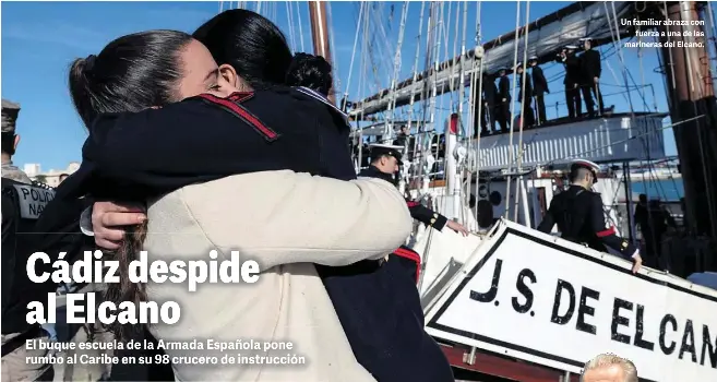 CÁDIZ DESPIDE AL ELCANO