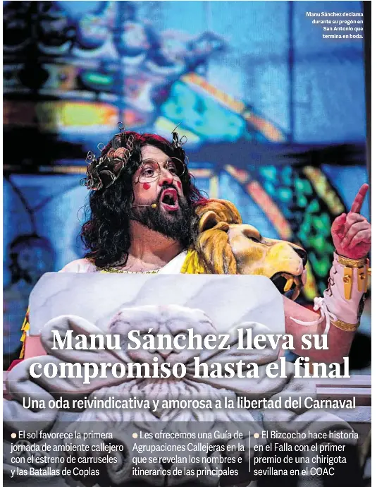 MANU SÁNCHEZ LLEVA SU COMPROMISO HASTA EL FINAL