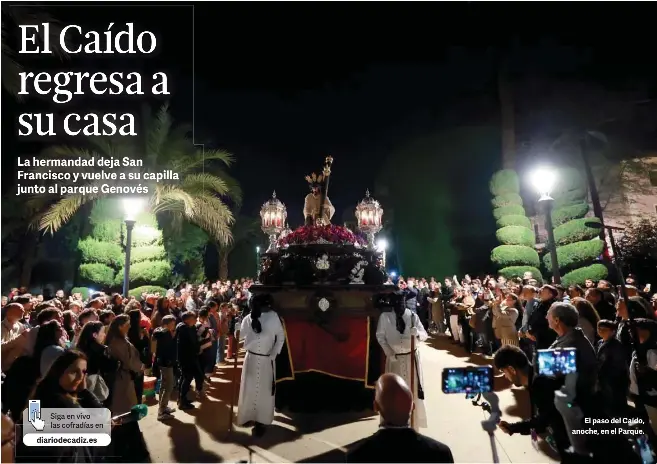 EL CAÍDO REGRESA A SU CASA