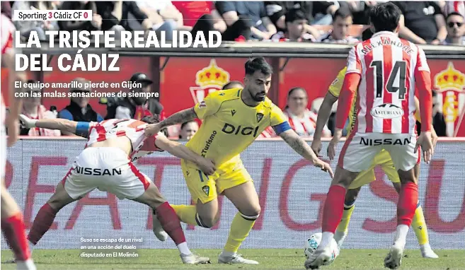 LA TRISTE REALIDAD DEL CÁDIZ