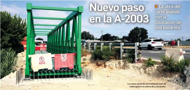 NUEVO PASO EN LA A-2003