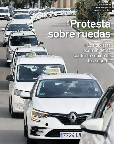 PROTESTA SOBRE RUEDAS