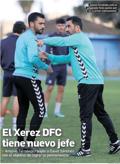 EL XEREZ DFC TIENE NUEVO JEFE