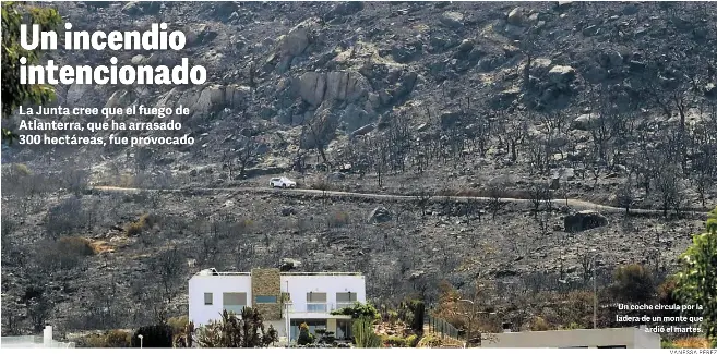UN INCENDIO INTENCIONADO