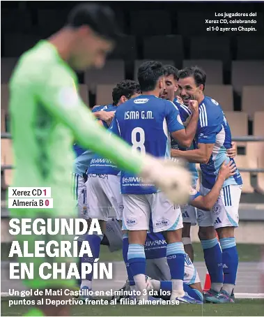 SEGUNDA ALEGRÍA EN CHAPÍN