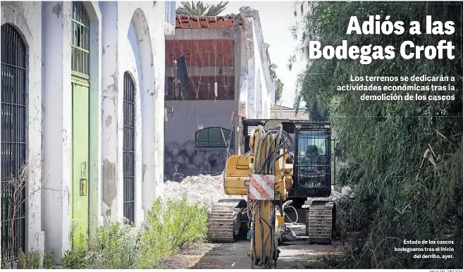 ADIÓS A LAS BODEGAS CROFT