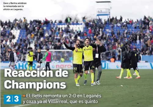 REACCIÓN DE CHAMPIONS