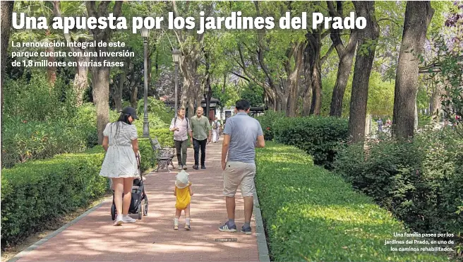 UNA APUESTA POR LOS JARDINES DEL PRADO