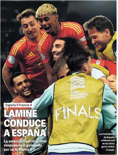 LAMINE CONDUCE A ESPAÑA