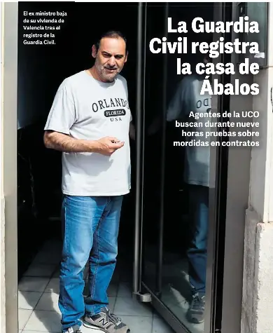 LA GUARDIA CIVIL REGISTRA LA CASA DE ÁBALOS