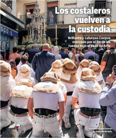 LOS COSTALEROS VUELVEN A LA CUSTODIA