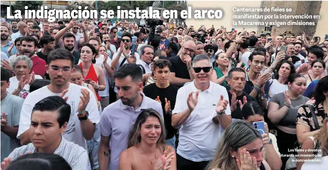 LA INDIGNACIÓN SE INSTALA EN EL ARCO