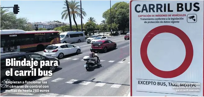 BLINDAJE PARA EL CARRIL BUS