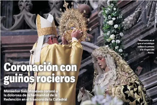 CORONACIÓN CON GUIÑOS ROCIEROS
