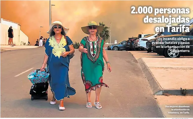 2.000 PERSONAS DESALOJADAS EN TARIFA