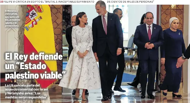 EL REY DEFIENDE UN “ESTADO PALESTINO VIABLE”
