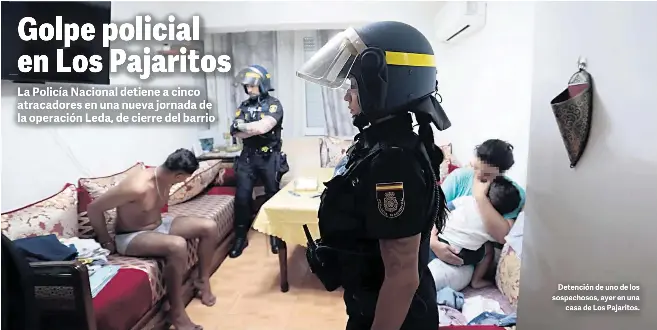 GOLPE POLICIAL EN LOS PAJARITOS
