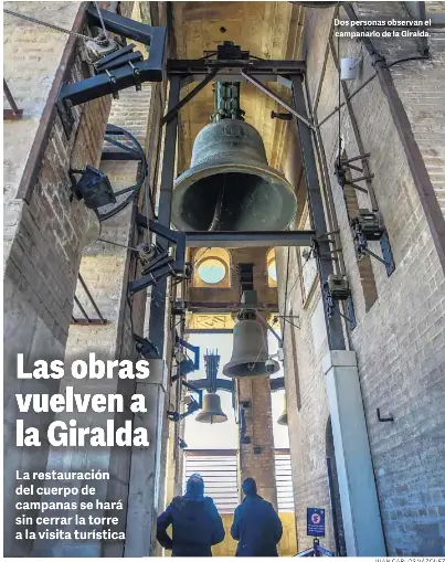 LAS OBRAS VUELVEN A LA GIRALDA