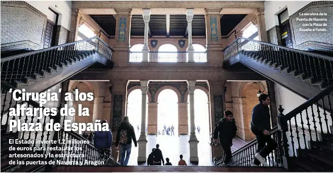 ‘CIRUGÍA’ A LOS ALFARJES DE LA PLAZA DE ESPAÑA