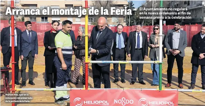 ARRANCA EL MONTAJE DE LA FERIA