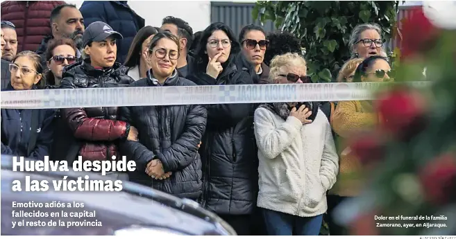 HUELVA DESPIDE A LAS VÍCTIMAS