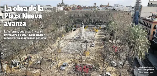LA OBRA DE LA PLAZA NUEVA AVANZA