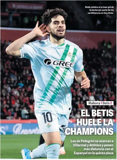 EL BETIS HUELE LA CHAMPIONS