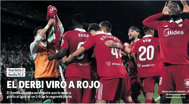 EL DERBI VIRÓ A ROJO