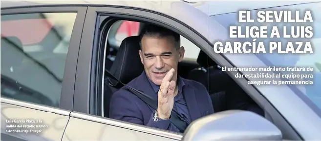 EL SEVILLA ELIGE A LUIS GARCÍA PLAZA