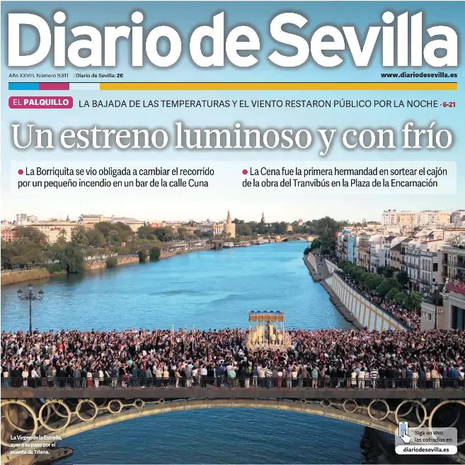 UN ESTRENO LUMINOSO Y CON FRÍO