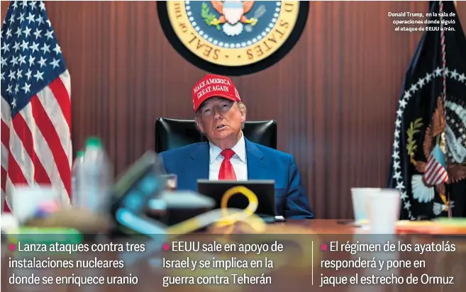 TRUMP BOMBARDEA IRÁN