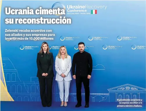 UCRANIA CIMENTA SU RECONSTRUCCIÓN