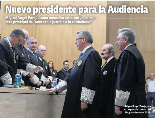 NUEVO PRESIDENTE PARA LA AUDIENCIA