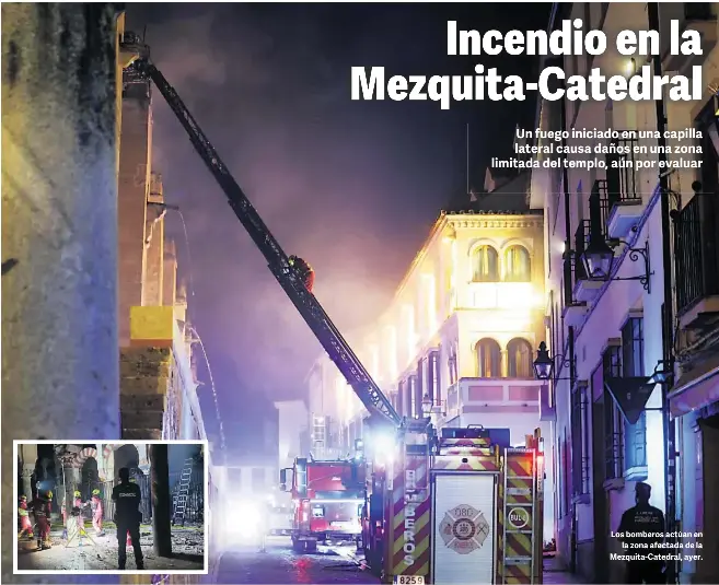 INCENDIO EN LA MEZQUITA-CATEDRAL