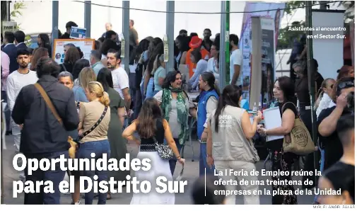 OPORTUNIDADES PARA EL DISTRITO SUR