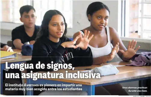 LENGUA DE SIGNOS, UNA ASIGNATURA INCLUSIVA