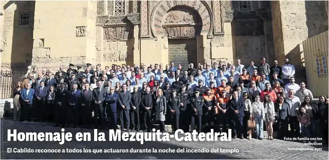 HOMENAJE EN LA MEZQUITA-CATEDRAL