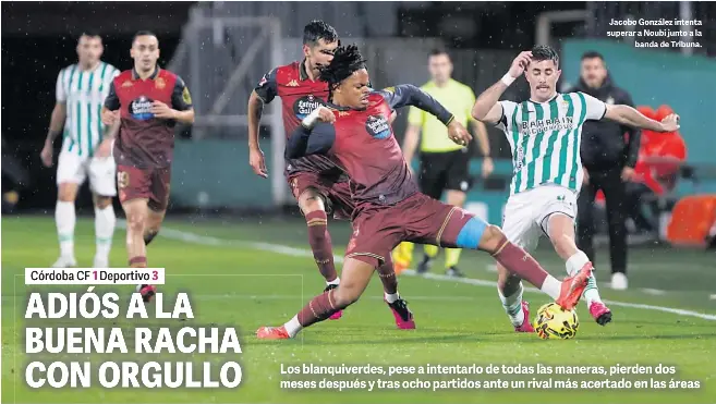 ADIÓS A LA BUENA RACHA CON ORGULLO