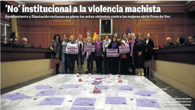‘NO’ INSTITUCIONAL A LA VIOLENCIA MACHISTA