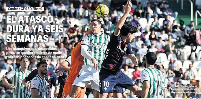 EL ATASCO DURA YA SEIS SEMANAS