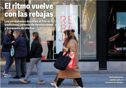 EL RITMO VUELVE CON LAS REBAJAS