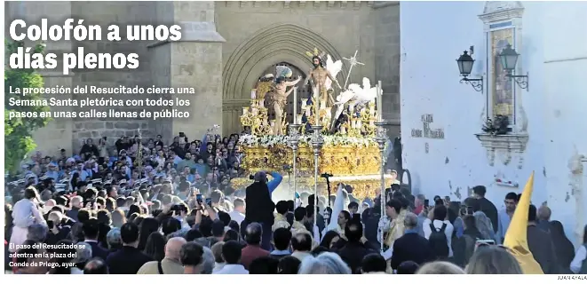 COLOFÓN A UNOS DÍAS PLENOS