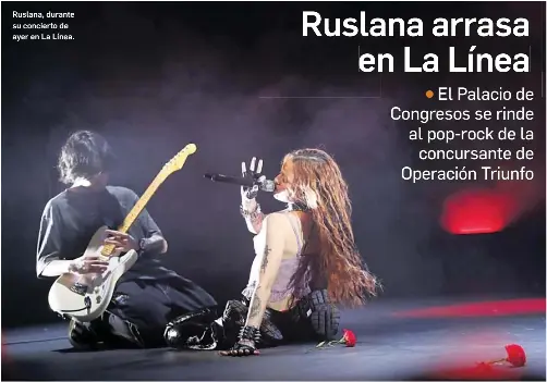 RUSLANA ARRASA EN LA LÍNEA